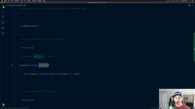 How to redirect to intended route with Laravel смотреть онлайн