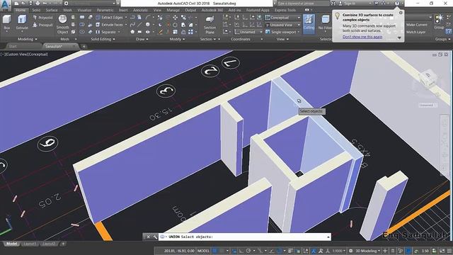 #38 Polysolid and presspull in AutoCAD | Pashto смотреть онлайн