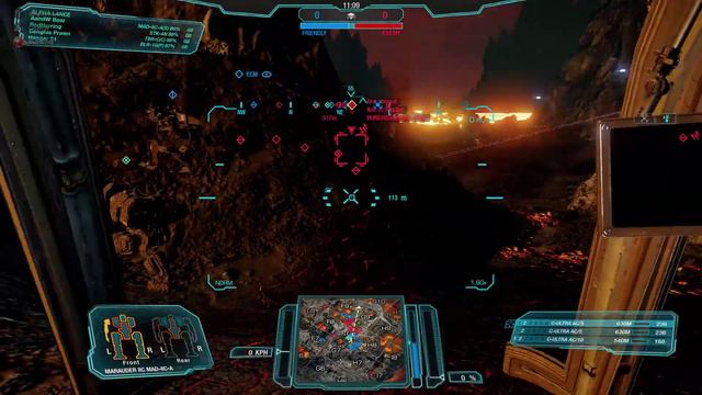 Marauder IIC Christmas Mech Terra Therma 1000 Damage смотреть онлайн