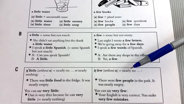 16. LITTLE, FEW | A LITTLE, A FEW  в английском| Правило | Разница | Learn English