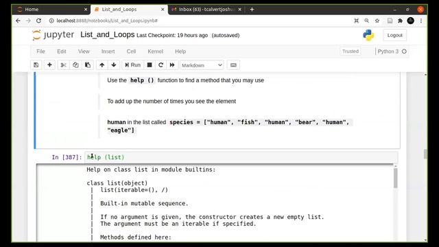 3.11. Hands-on exercise 3 - Using the help function for a method to count occurrences of an elemen смотреть онлайн