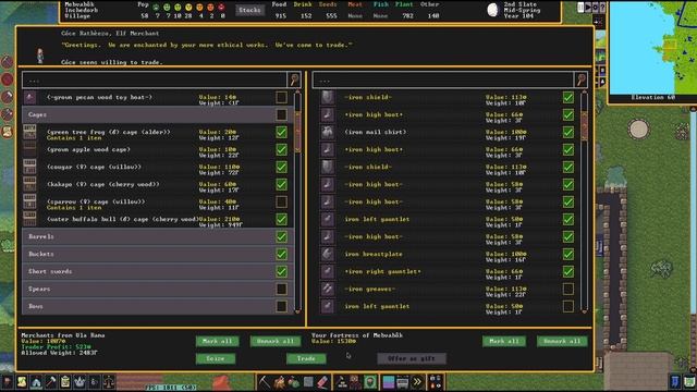 Торговля (Trading) Гайд для новичков Dwarf Fortress версия Steam смотреть онлайн