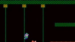 Luigi And The New Quest (Version 3/SMB1 Hack) - NES Emulator For PSX (pNesX) - Gameplay