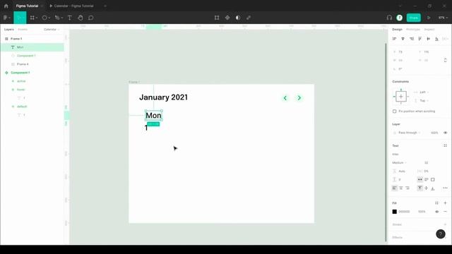 Interactive Calendar Tutorial in Figma #figmatutorial #figma #uxui #figma смотреть онлайн