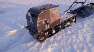 Первая доработка мотособаки с вариатором САФАРИ!