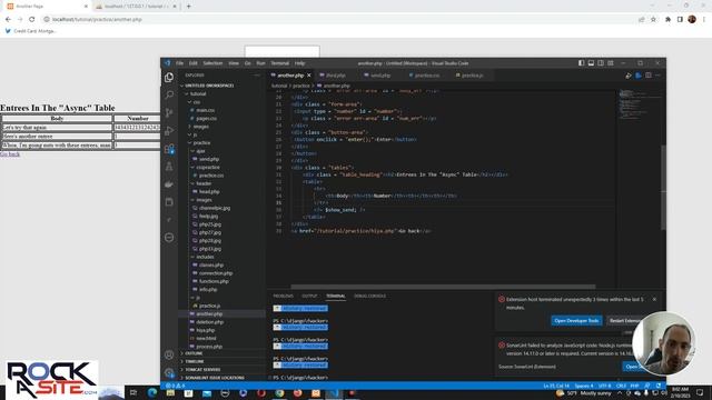 Web Development Tutorial/PHP - Part 31 --- Updating The Table Without Refresh смотреть онлайн