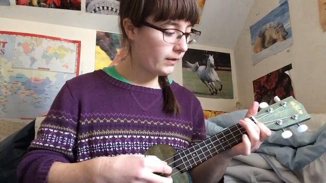 King, Lauren Aquilina — (shoddy attempt at a) ukulele tutorial смотреть онлайн