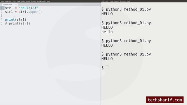 Bangla Python Tutorial - 08.19 - String Case Changing Methods - lower(), upper(), capitalize() смотреть онлайн