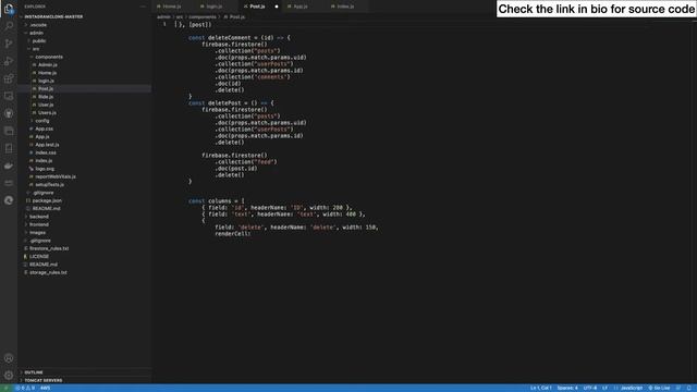 Instagram Clone In Javascript + React - Source Code + ASMR Proragmming смотреть онлайн