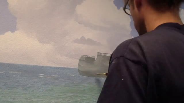 Pirate Ship Mural Pt 2