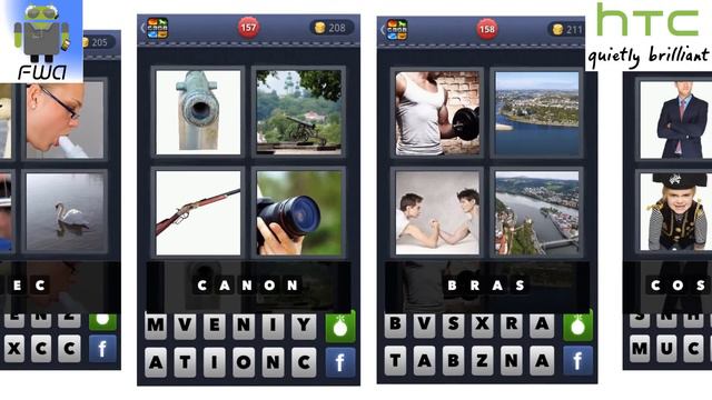 4 Images 1 Mot - niveau 108 à 206 - Apple & Android - Solutions Facile et rapide смотреть онлайн