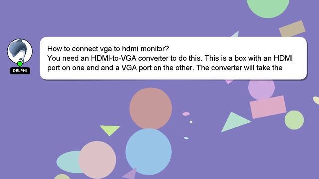 How to connect vga to hdmi monitor? смотреть онлайн