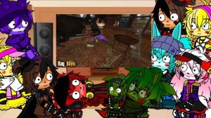 фнаф реагирует на фнаф руг дейс #17 удачливая лиса Гача клуб