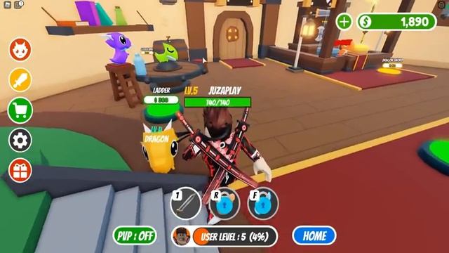 Роблокс, но эволюция дракона от нубика до монстра ! смотреть онлайн