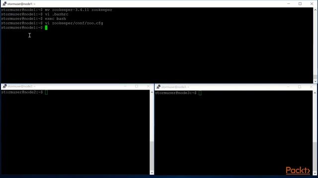 Learning Apache Storm for Big Data Processing :Set Up Zookeeper in Multi-Node Mode|packtpub.com смотреть онлайн