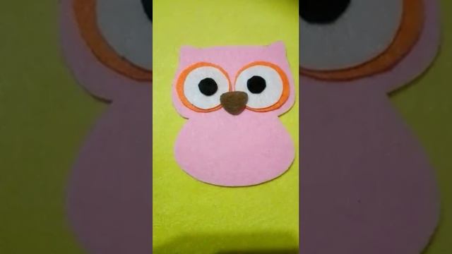 фетровая сова Делаем сами