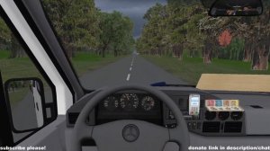 MERCEDES-BENZ SPRINTER 412D DRIVING | OMSI 2 GAMEPLAY [Steering Wheel]