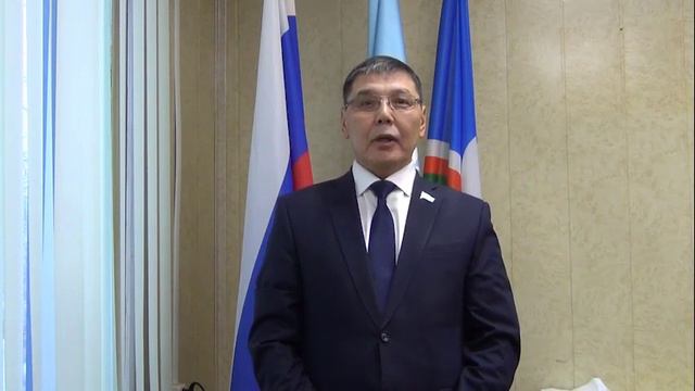 Поздравление Соловьева В.Ю., депутата улусного собрания от Хатын-Арынского наслега смотреть онлайн