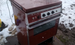 Газовая плита Гефест 1457-02 разбор на металлы