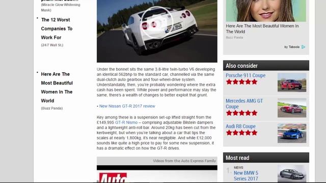 Read Newspaper - New Nissan GT-R Track Edition Review смотреть онлайн