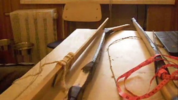 как просто сделать тетиву для лука (string for the bow)