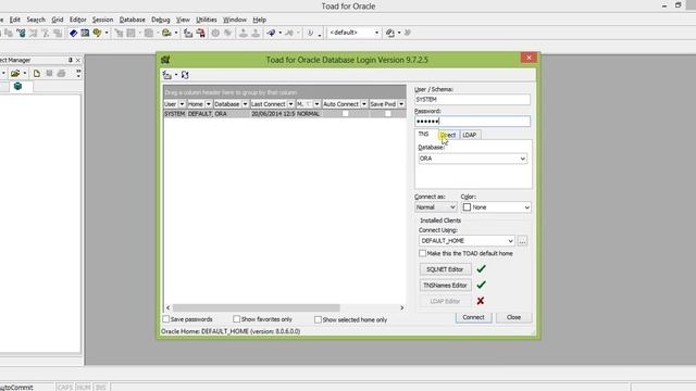 How to connect to Oracle Database using Toad for Oracle. смотреть онлайн