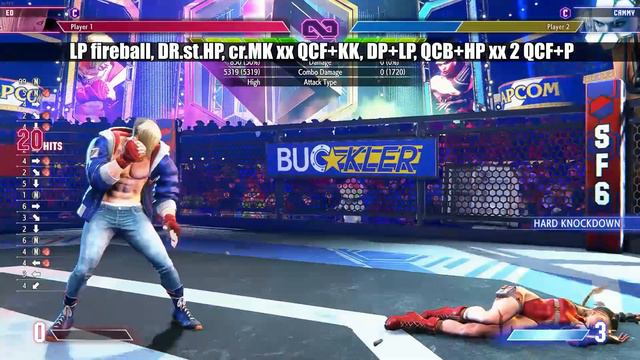 Street Fighter 6 Ed Combo Video/Guide