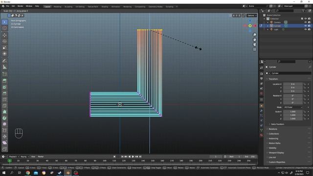 Create Sharp 90 Degree Bending or Angle | Blender Tutorial смотреть онлайн