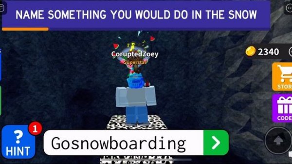 Updated easy type or die answers in Roblox