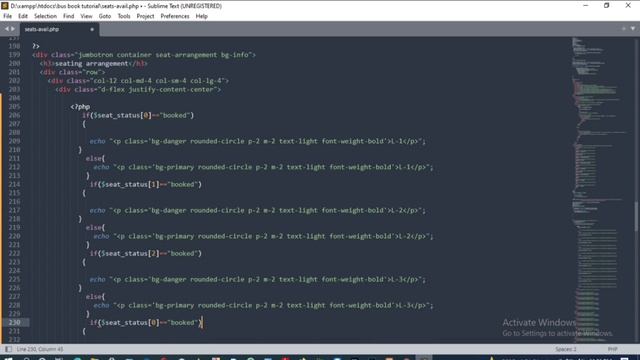 48. Backend Part -15 | PHP, MySQL (XAMPP Server) | Backend Online Bus Booking смотреть онлайн