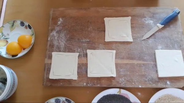 Работа со слоёным тестом