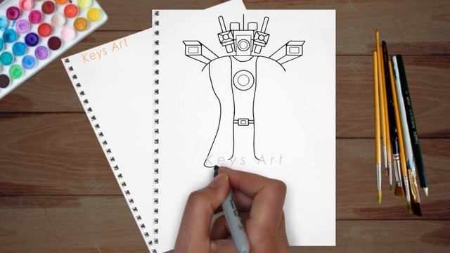 how to draw skibidi toilet | cameraman drawing | how to draw cameraman смотреть онлайн