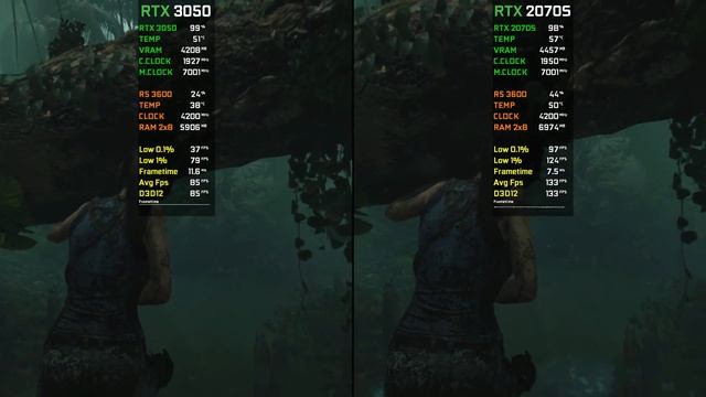 RTX 3050 vs RTX 2070 SUPER | Test in 8 Games | 1080p смотреть онлайн