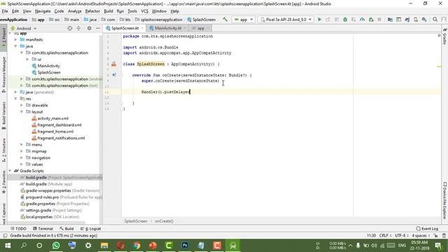 Kotlin Splash Screen Android Application смотреть онлайн
