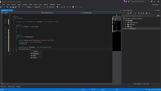 Entity Framework & EFCore.BulkExtensions Bulk Insert смотреть онлайн