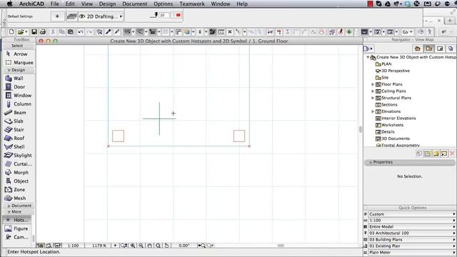 ArchiCAD Tutorial | How to Create a New 3D Object with Custom Hotspots and 2D Symbol смотреть онлайн