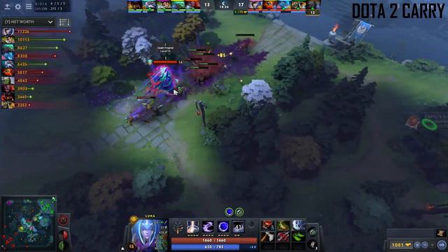 ARTEEZY Luna vs CCNC Death Prophet — 23min End Game Almost Rampage смотреть онлайн
