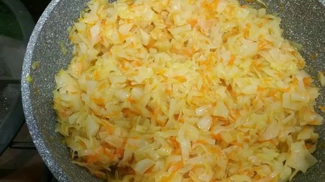 Жаренная капуста с яйцом/Тушеная капуста с яйцом/капуста с яйцом/капуста/ смотреть онлайн