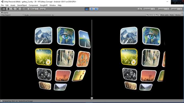 TUTORIAL VR Gallery FOr Unity Asset Store Cardboard And Google VR Virtual Reality Image Display
