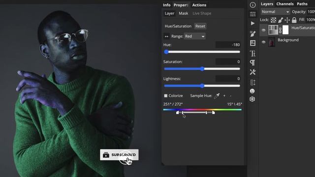 How to Change Colors in Photopea - Targeted HSL Method! смотреть онлайн