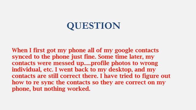 Samsung Galaxy S3 Does Not Sync With Google Contacts смотреть онлайн