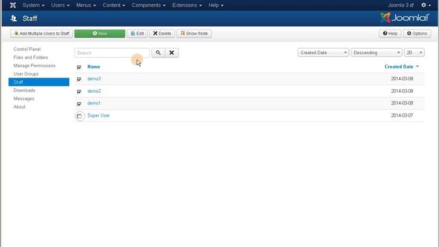 User Extranet for Joomla! 3 / Staff: Delete staff смотреть онлайн