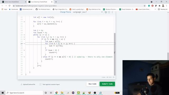 HackerRank | Java | SubArray | Certification | Gold Badge смотреть онлайн