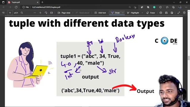 Tuples in Python (Telugu) | Part - 1 | codenetra | Python in Telugu смотреть онлайн