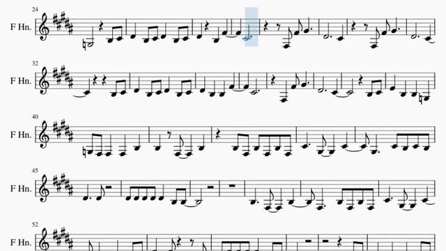 Horn Sheet Music: How to play How Far I'll Go (Moana) by Auli'i Cravalho смотреть онлайн