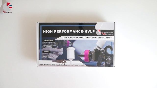 LEMAETC HVLP Spray Gun with 1.4 mm Tip Professional Paint Gun смотреть онлайн