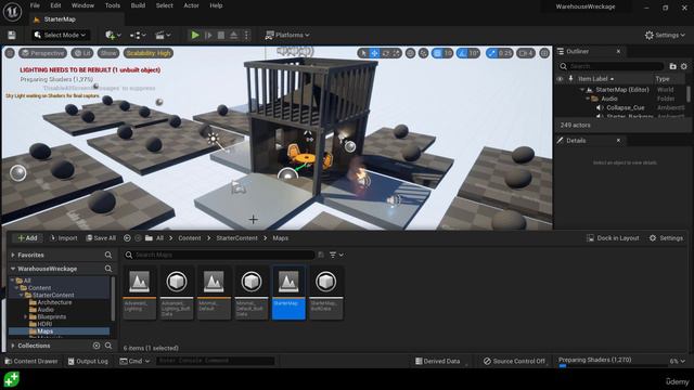 2 - Warehouse Wreckage New UE5 Content 10 - Project Setup смотреть онлайн