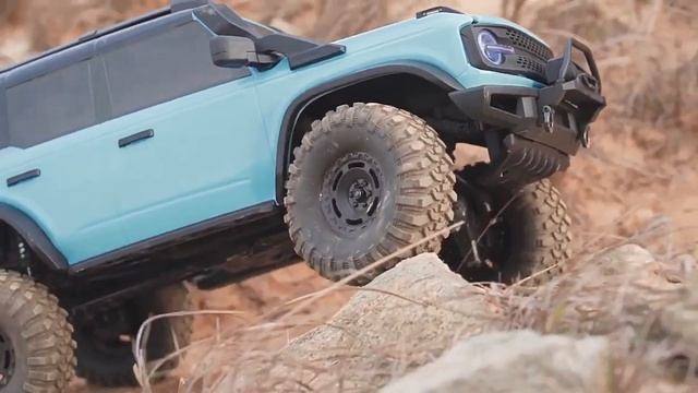 HB R1001 BRONCO 1:10 Full-Scale RC Car 4WD Off-Road Rock Crawler with LED Light RTR RC Toy смотреть онлайн