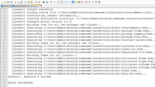 Generating Javadoc And Logging using Apache Ant смотреть онлайн