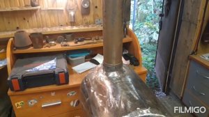 Печка буржуйка в палатку своими руками.